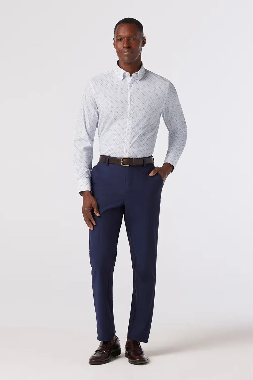 LEEWARD LS White Dot Geo sold by REVOLVR Menswear product image thumbnail 2