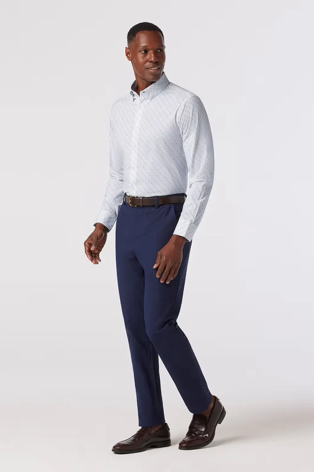 LEEWARD LS White Dot Geo sold by REVOLVR Menswear product image thumbnail 3
