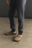 THE APRES PANT Navy Linen Tweed sold by REVOLVR Menswear