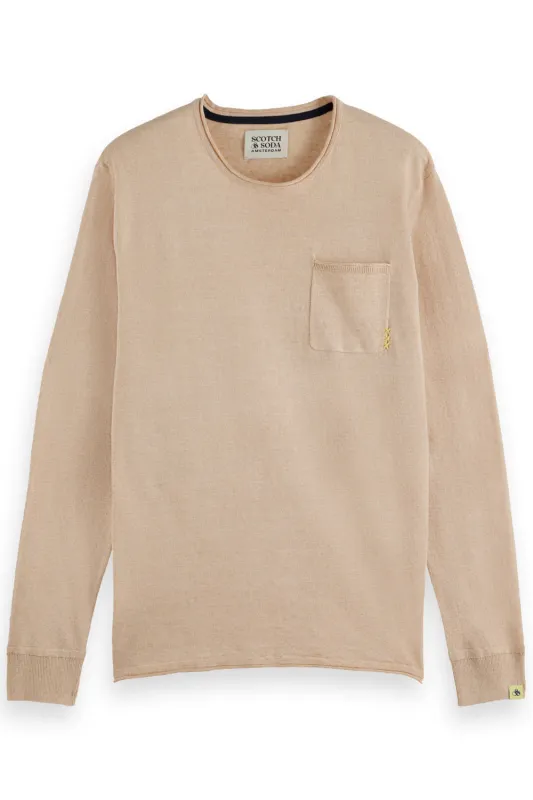 ‹BATONER for 6> linen knit short sleeve BATONER for 6> linen knit short sleeve
