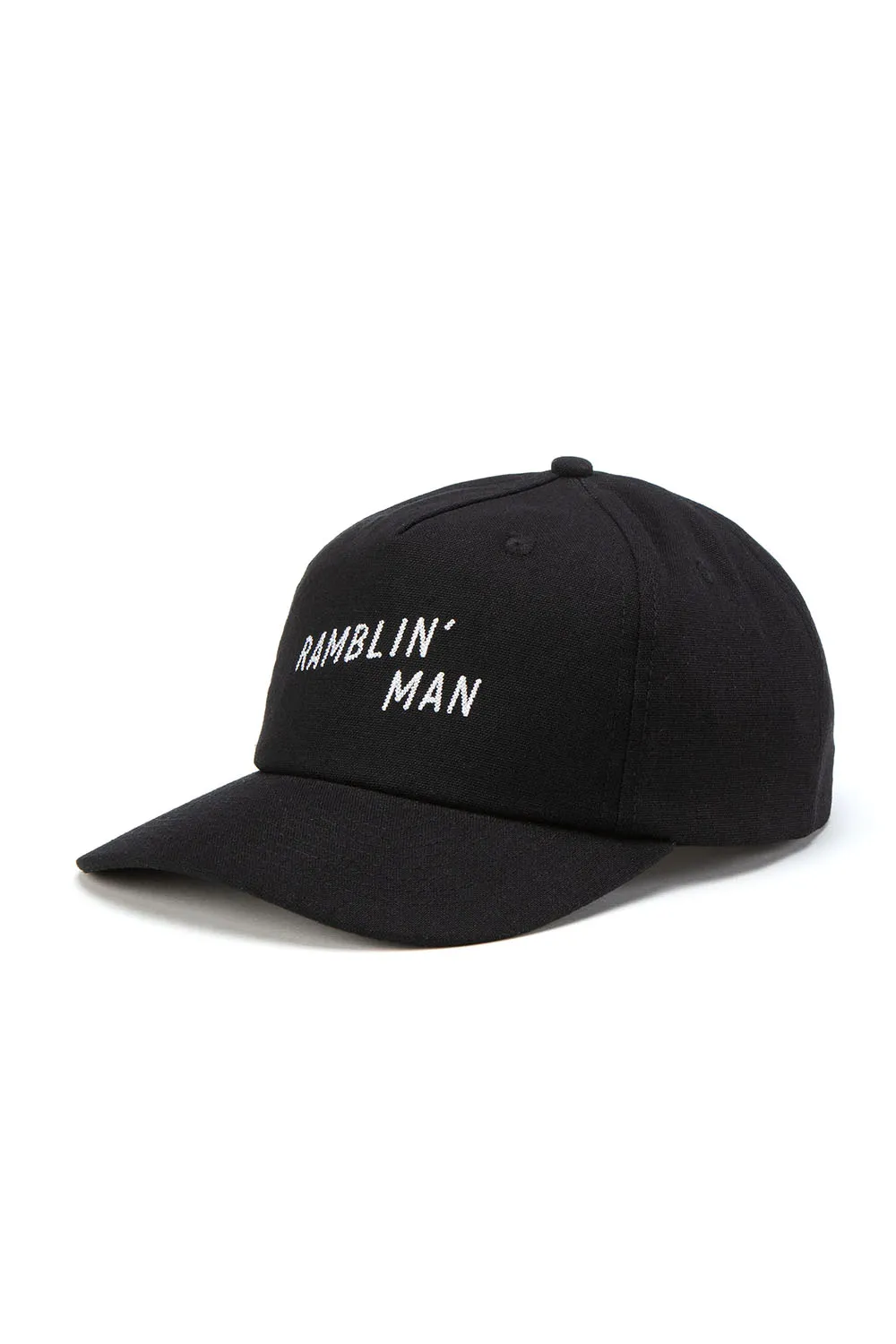 RAMBLIN MAN HEMP SNAPBACK Black sold by REVOLVR Menswear