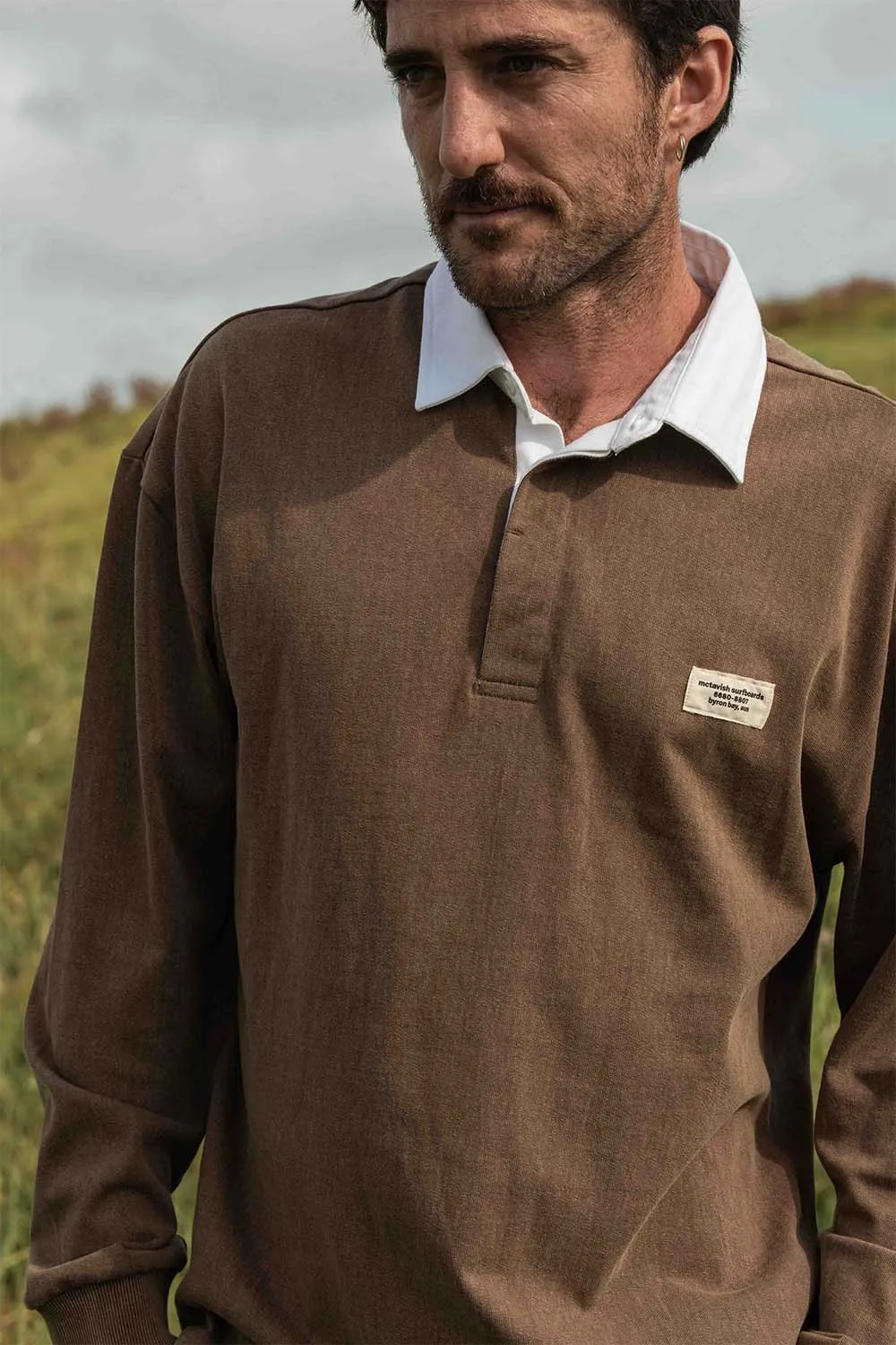 RUGBY POLO Brown sold by REVOLVR Menswear