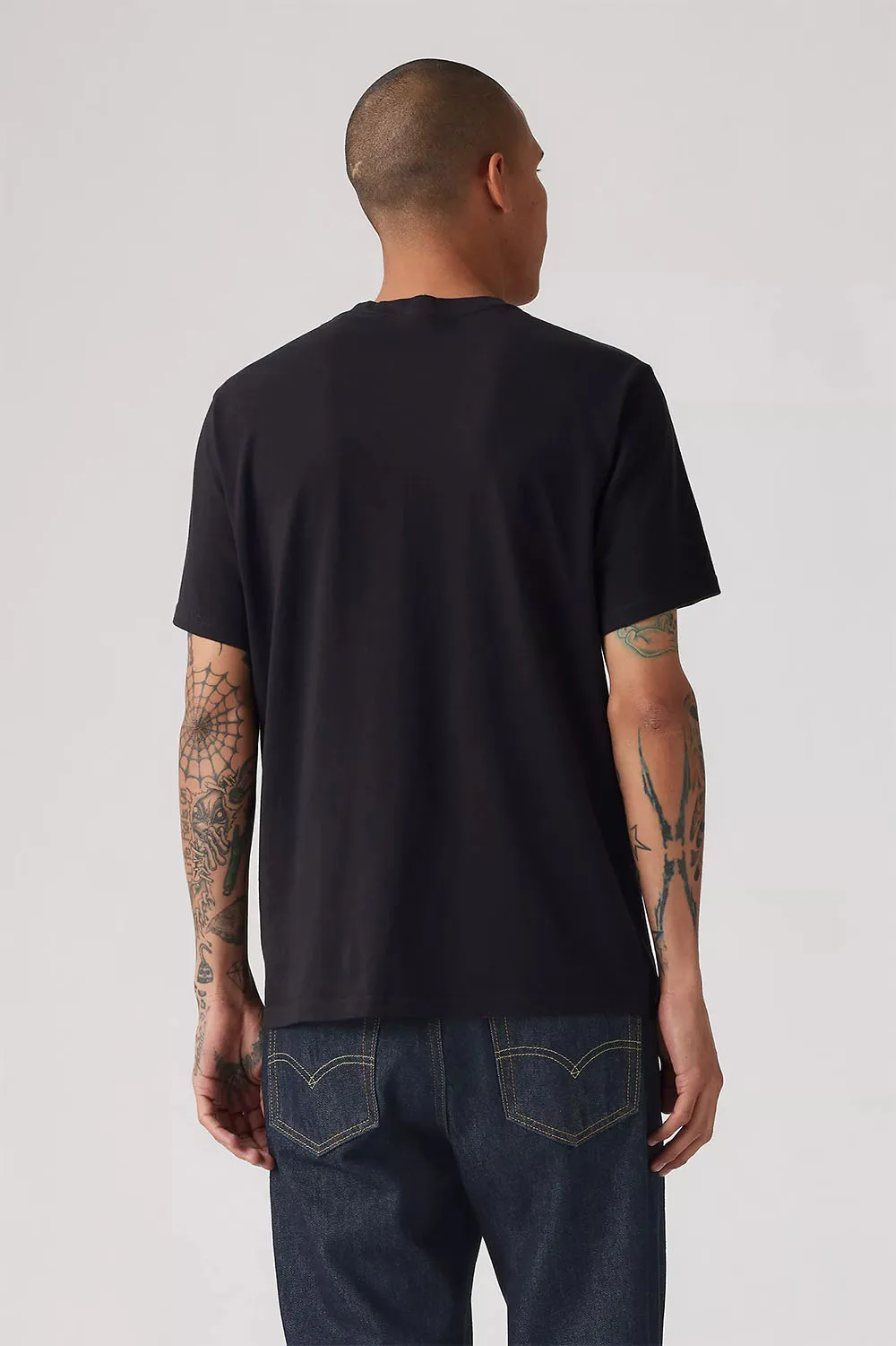 RELAXED FIT TEE Brin Eagle Mineral Black sold by REVOLVR Menswear product image thumbnail 3