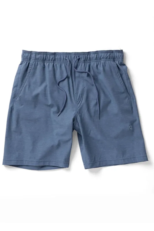 HEMP NO SEE UMS ECO 18" WALKSHORTS Tidal Blue made by VISSLA