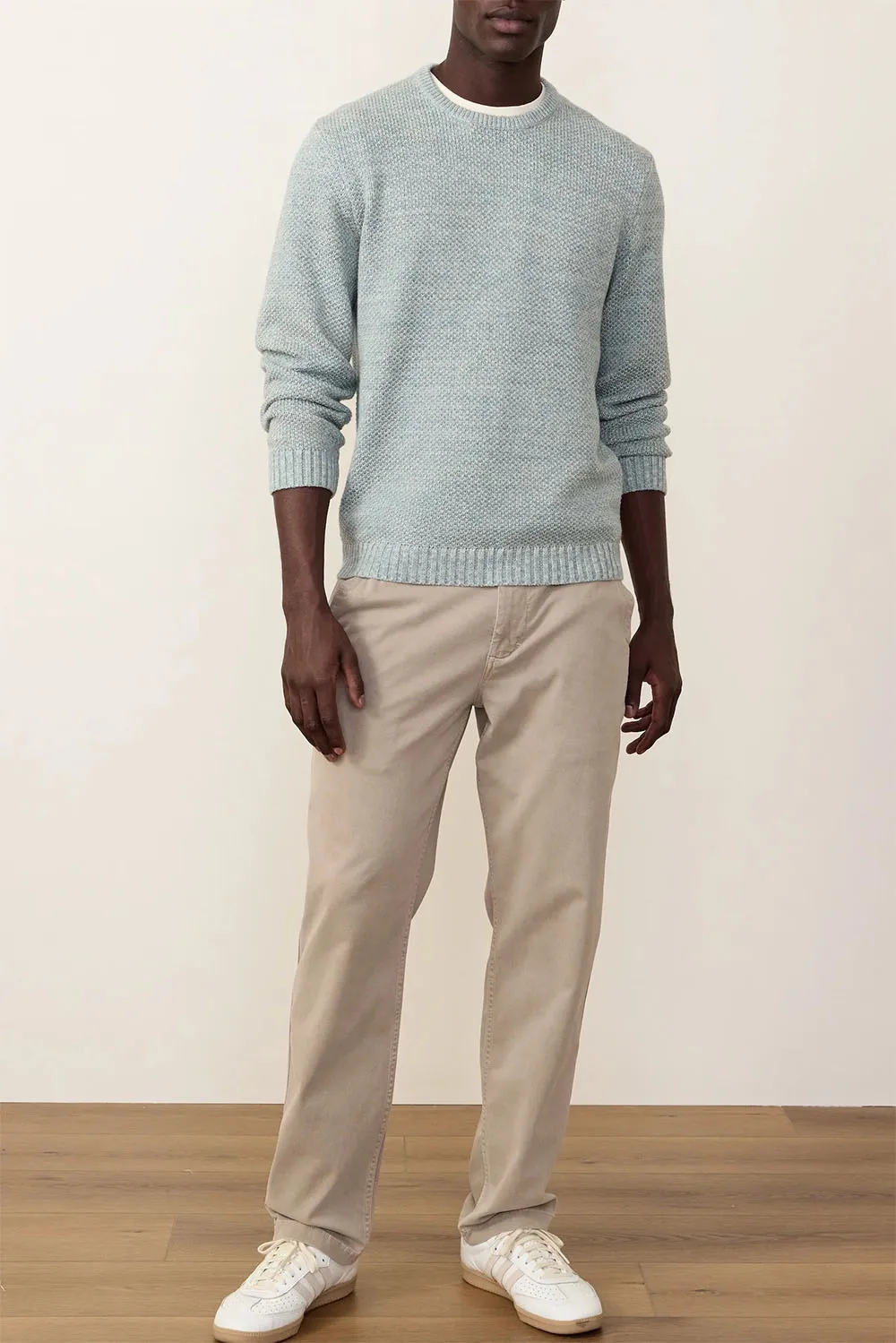 MARL CREW SWEATER Topaz sold by REVOLVR Menswear product image thumbnail 5