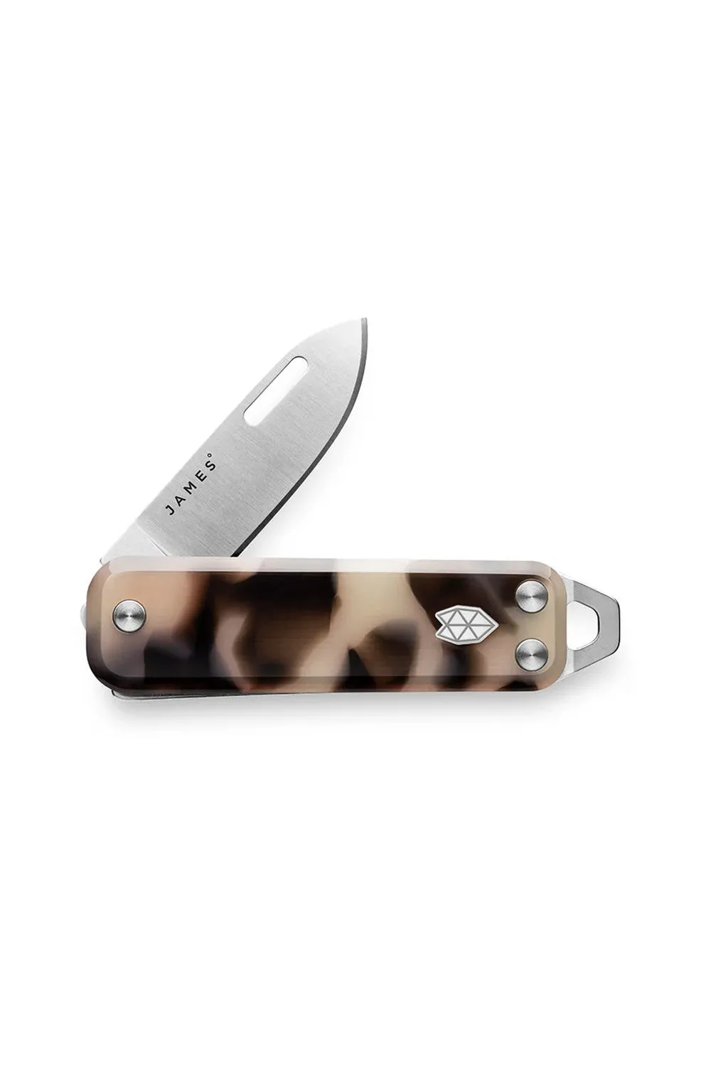 THE ELKO Desert Tortoise/Stainless/Eco-Acetate/Straight sold by REVOLVR Menswear