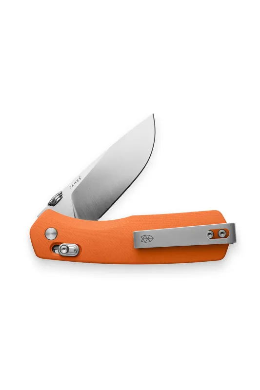 THE CARTER KNIFE Orange/Stainless Straight sold by REVOLVR Menswear