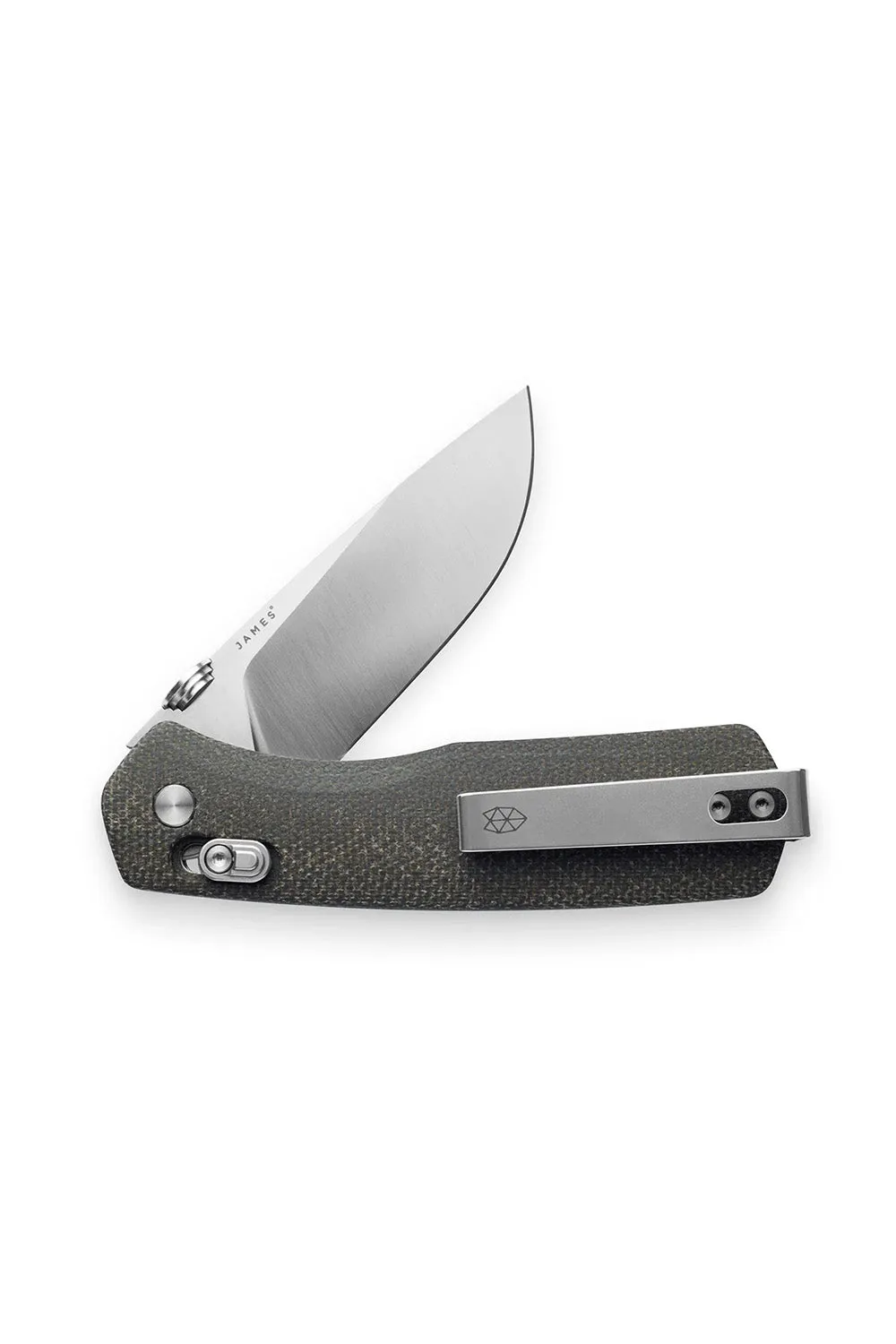 THE CARTER KNIFE OD Green/Stainless/Micarta Straight sold by REVOLVR Menswear