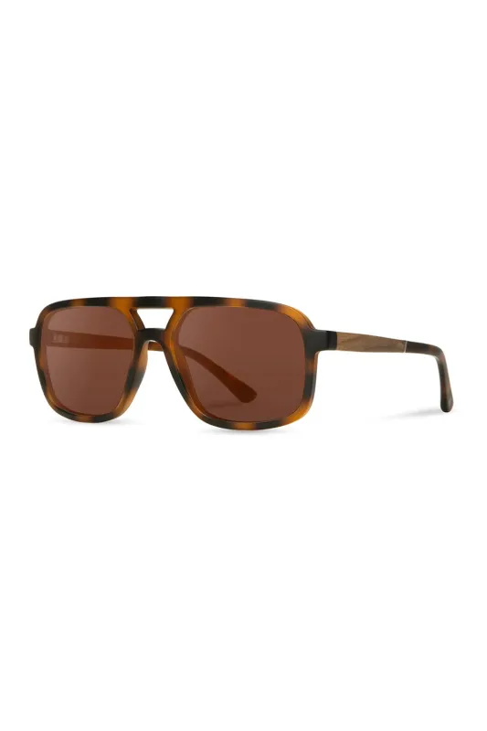 GLACIER - MATTE TORTOISE/WALNUT/BROWN POLAR sold by REVOLVR Menswear