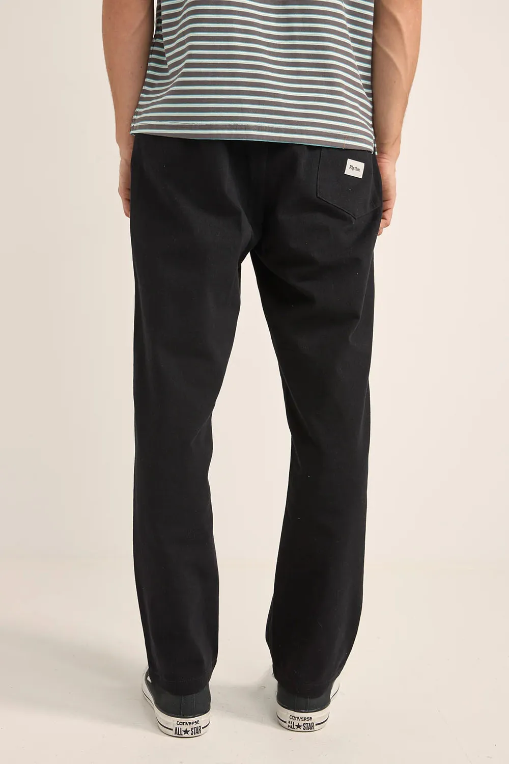 BRUSHED JAM PANT Black sold by REVOLVR Menswear product image thumbnail 4