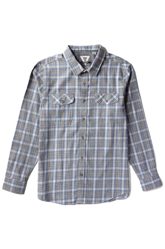 CENTRAL COAST ECO LS FLANNEL Dusk Heather sold by REVOLVR Menswear