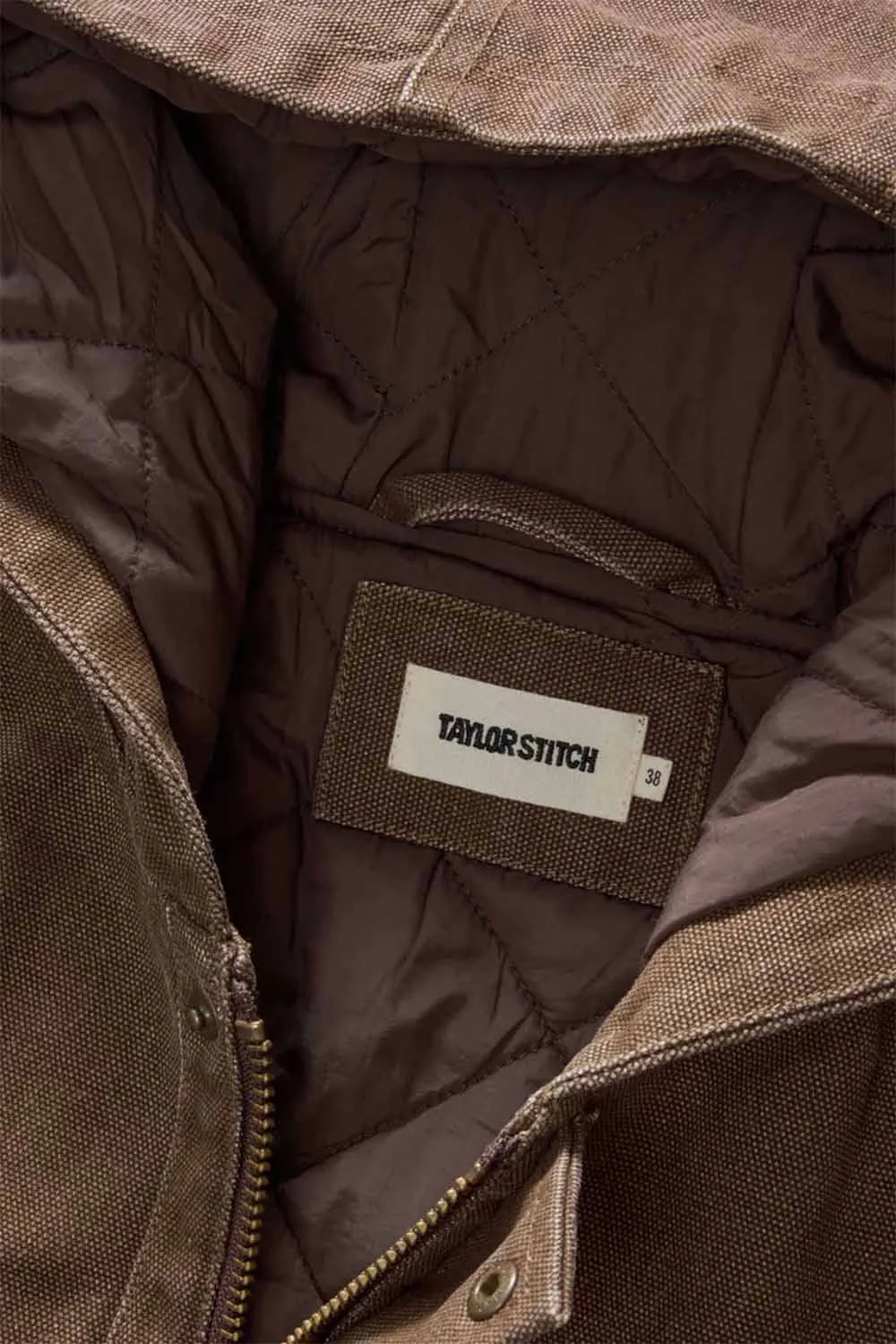 WORKHORSE HOODIE Aged Penny Chipped Canvas sold by REVOLVR Menswear product image thumbnail 4