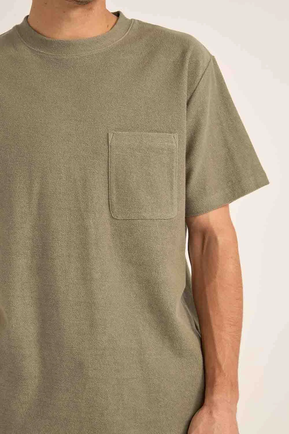 VINTAGE TERRY SS TSHIRT Sage sold by REVOLVR Menswear product image thumbnail 4