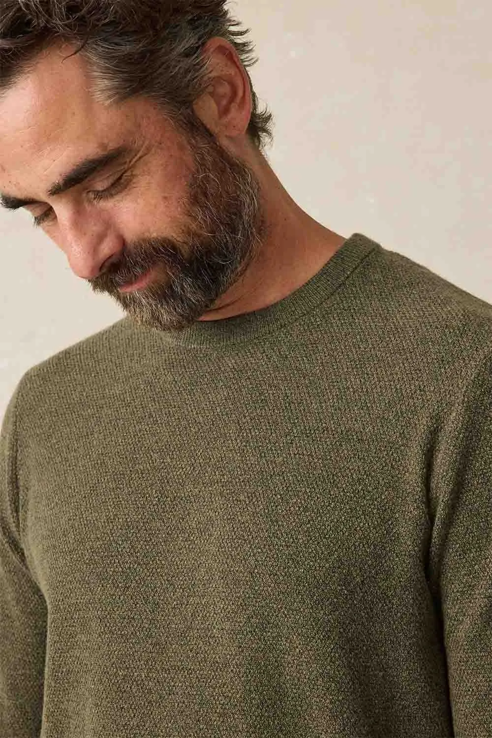 JACKSON CREW SWEATER Olive Heather sold by REVOLVR Menswear product image thumbnail 3