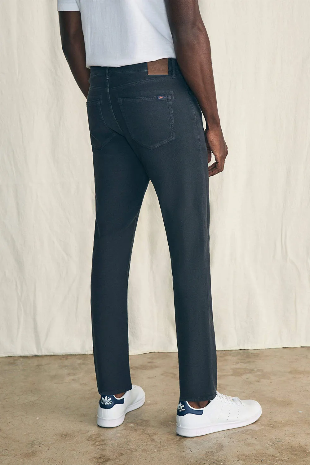 STRETCH TERRY 5 POCKET - ONYX BLACK sold by REVOLVR Menswear product image thumbnail 3