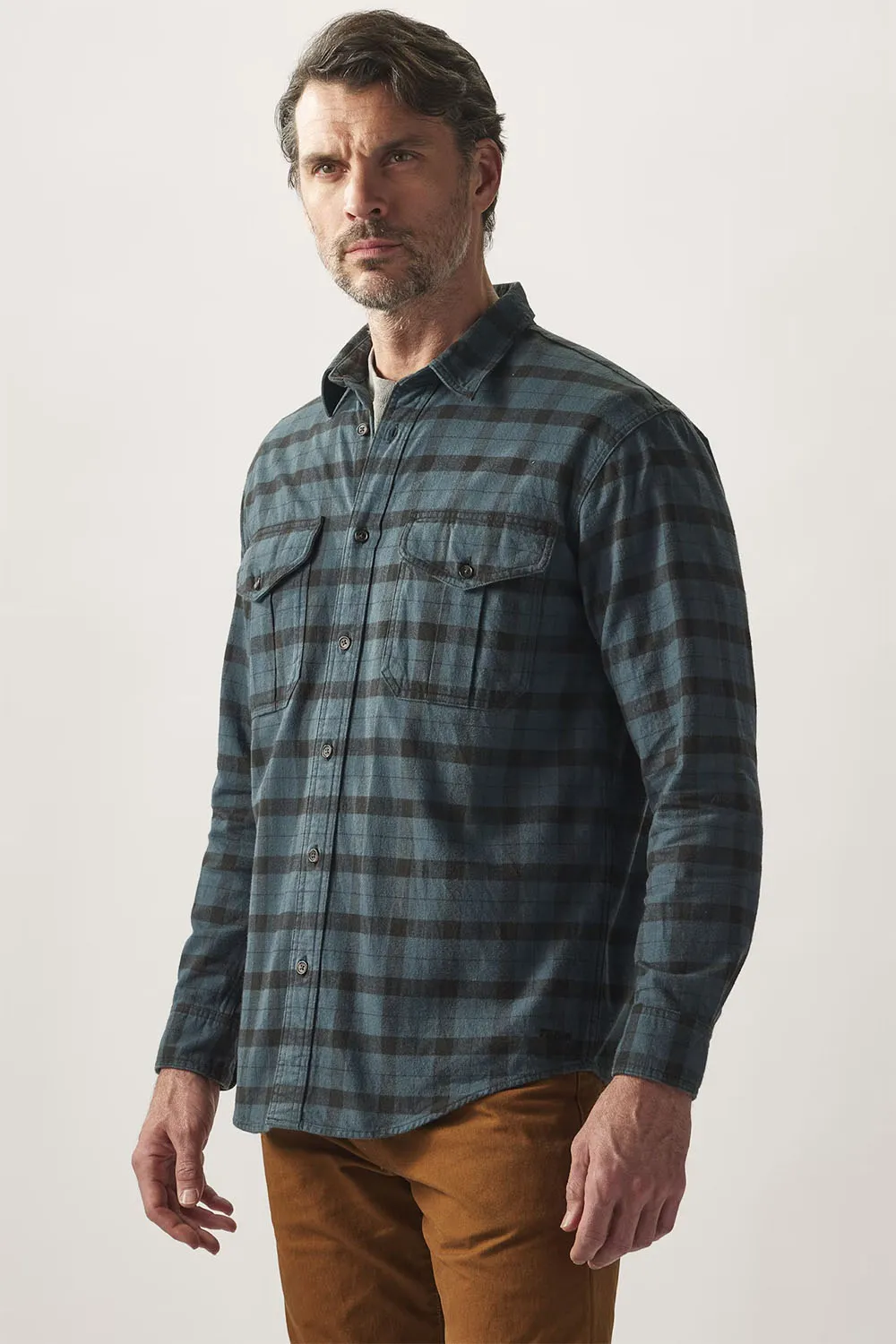 ALASKAN GUIDE SHIRT Midnight/Black sold by REVOLVR Menswear product image thumbnail 2
