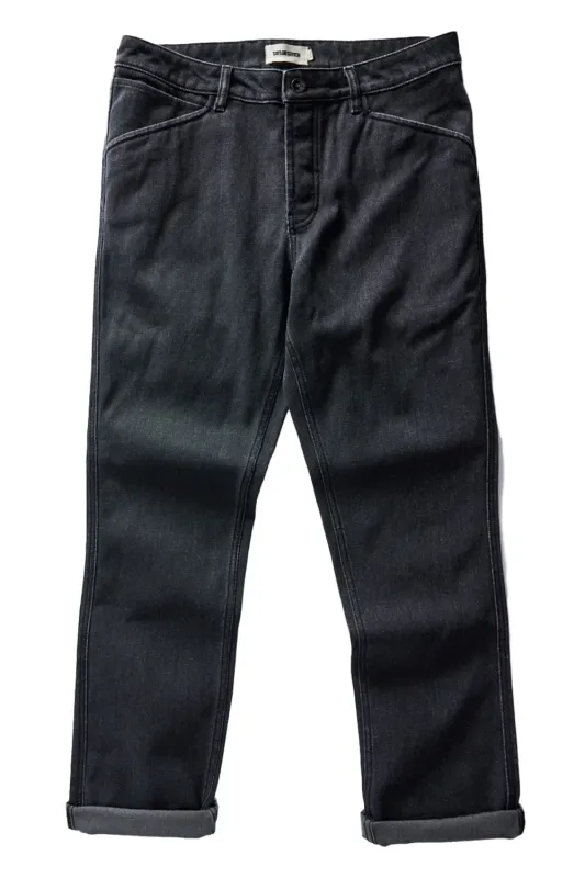 THE CAMP PANT Coal Chipped Canvas sold by REVOLVR Menswear