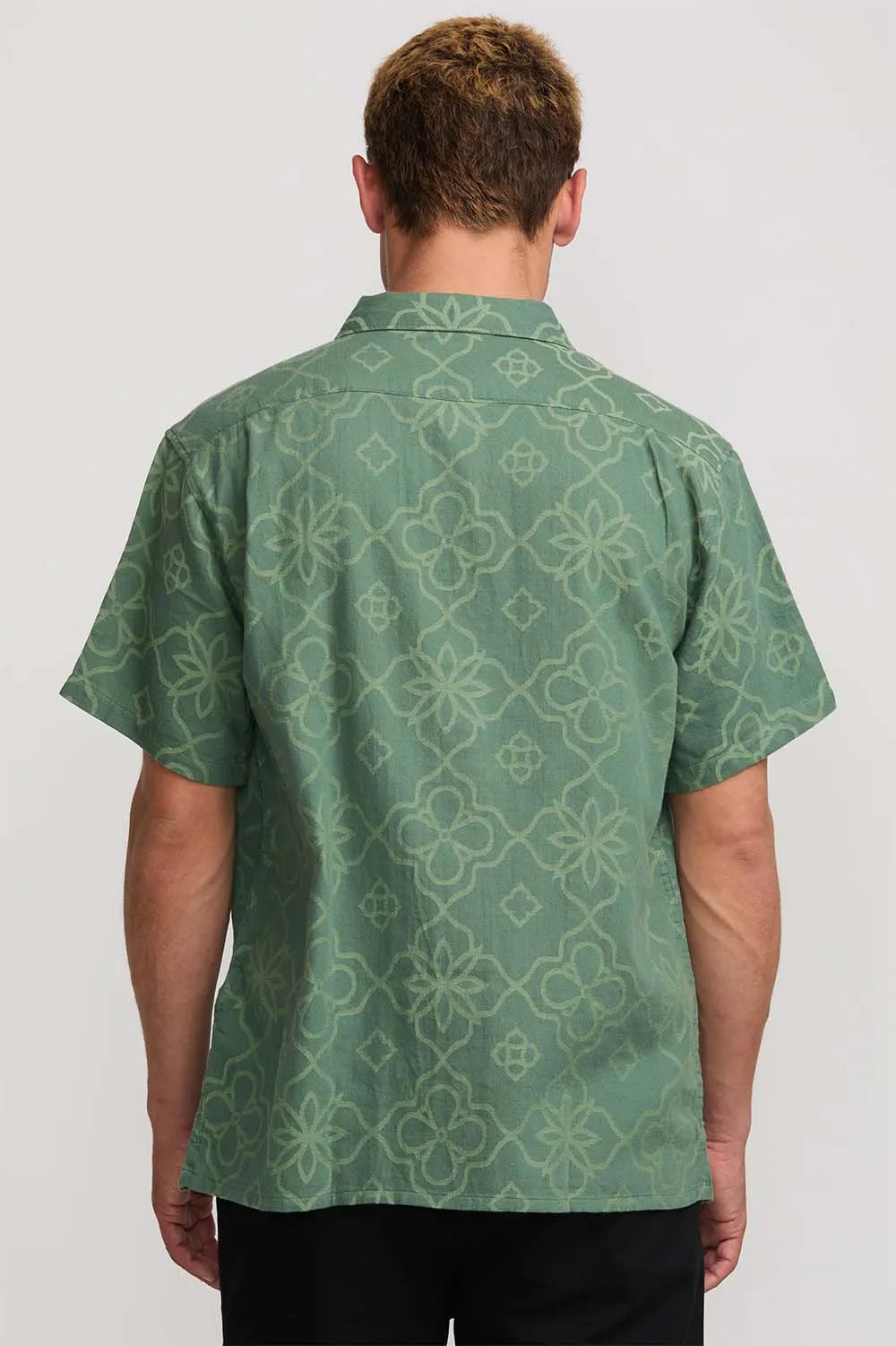 SUNDAYS JACQUARD SS Dark Slate sold by REVOLVR Menswear product image thumbnail 4