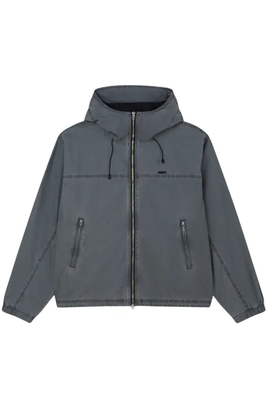 OBEY HIGHLAND JACKET Pigment Anthracite sold by REVOLVR Menswear
