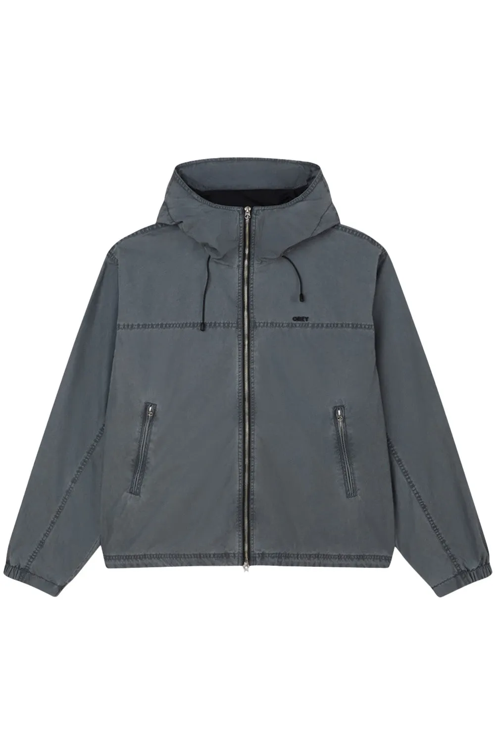 OBEY HIGHLAND JACKET Pigment Anthracite sold by REVOLVR Menswear