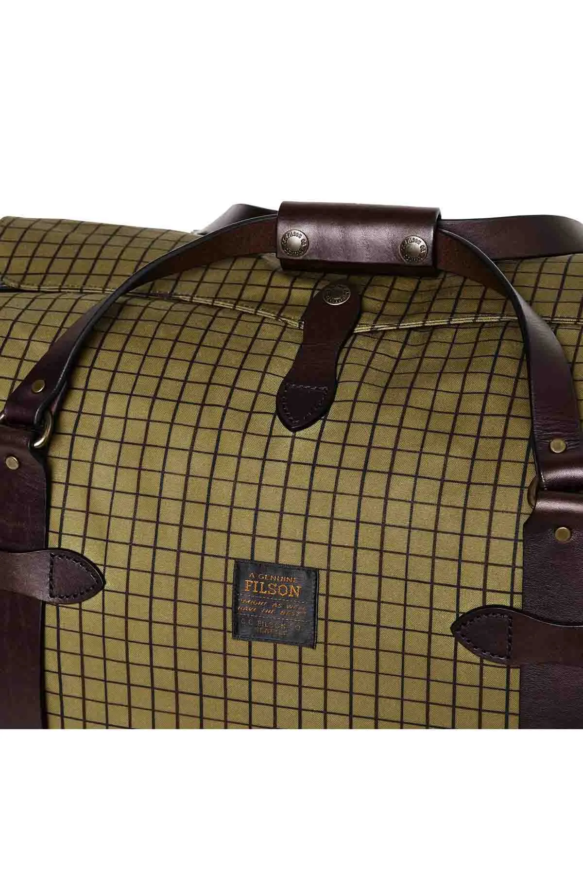 OIL TIN CLOTH DUFFLE Flyway Green sold by REVOLVR Menswear product image thumbnail 3