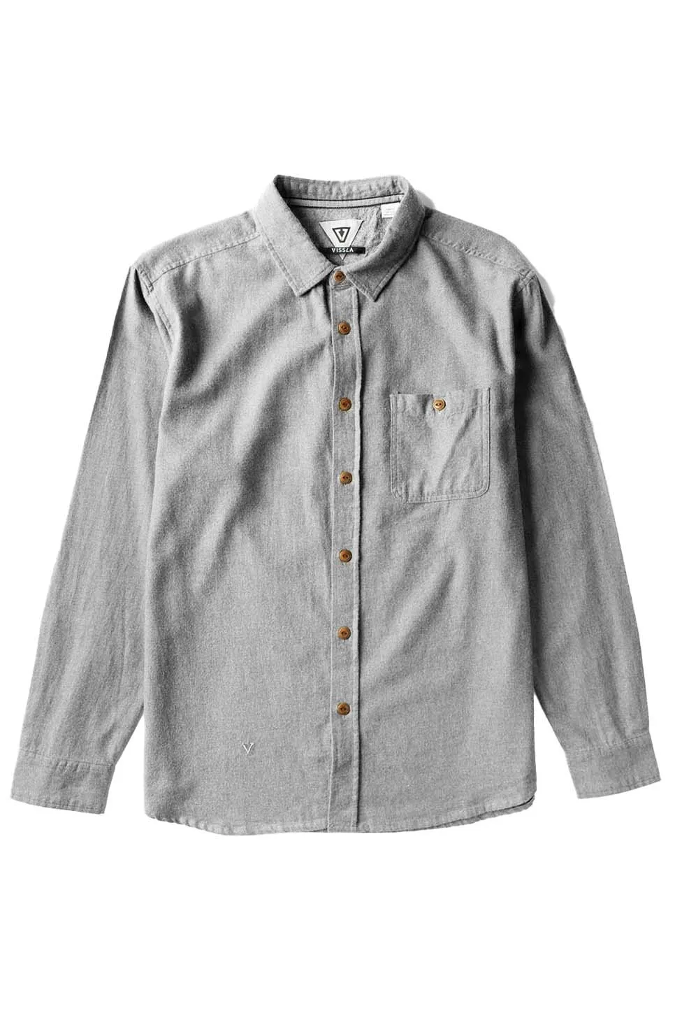 GO TO LS SHIRT Light Grey Heather sold by REVOLVR Menswear
