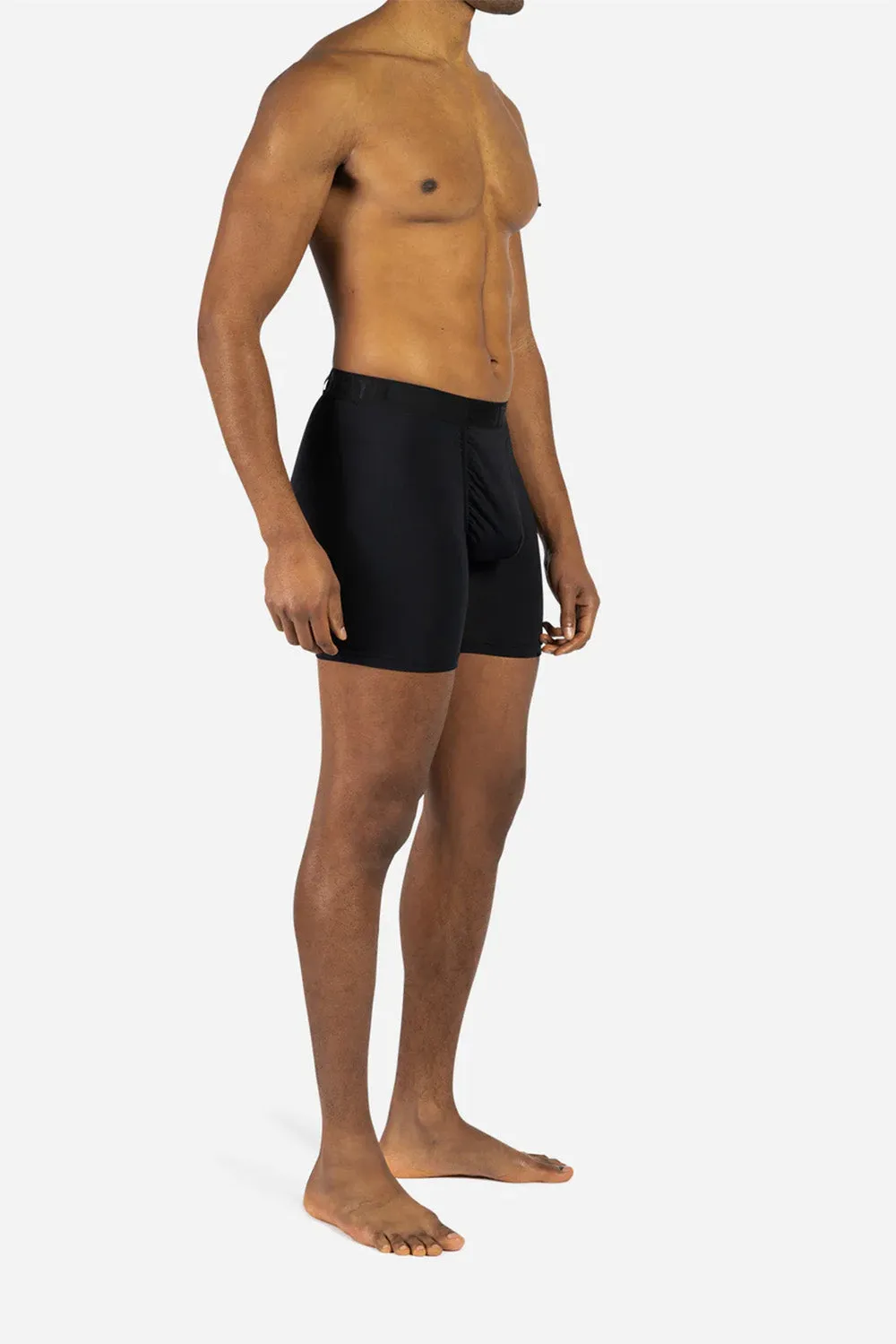 CLASSICS BOXER BRIEF WITH FLY 2 PACK Black/Black sold by REVOLVR Menswear product image thumbnail 3