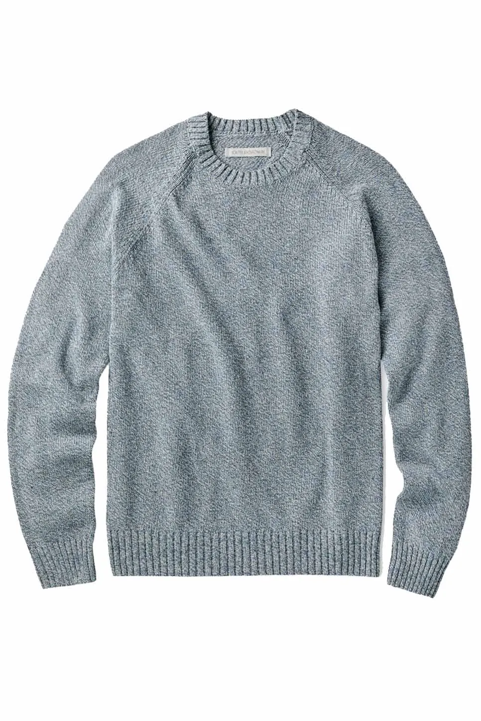 HEMISPHERE SWEATER Blue Dust Marl sold by REVOLVR Menswear