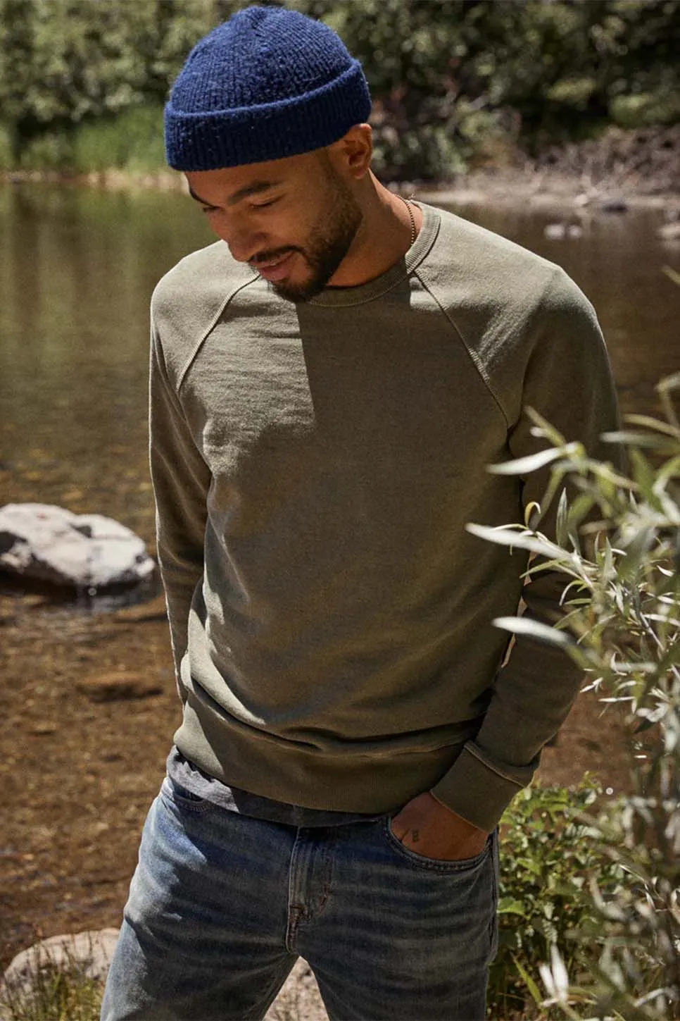 SUR SWEATSHIRT Olive Branch sold by REVOLVR Menswear product image thumbnail 3