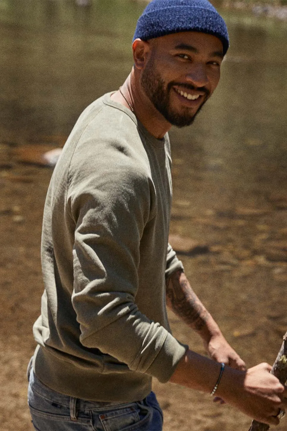 SUR SWEATSHIRT Olive Branch sold by REVOLVR Menswear product image thumbnail 4