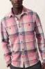 PACIFICA STRETCH SHIRT Pink Multi Plaid sold by REVOLVR Menswear