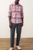 PACIFICA STRETCH SHIRT Pink Multi Plaid sold by REVOLVR Menswear