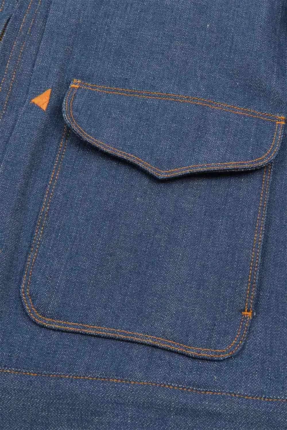 FARO JACKET 12oz Vintage Blue sold by REVOLVR Menswear product image thumbnail 4