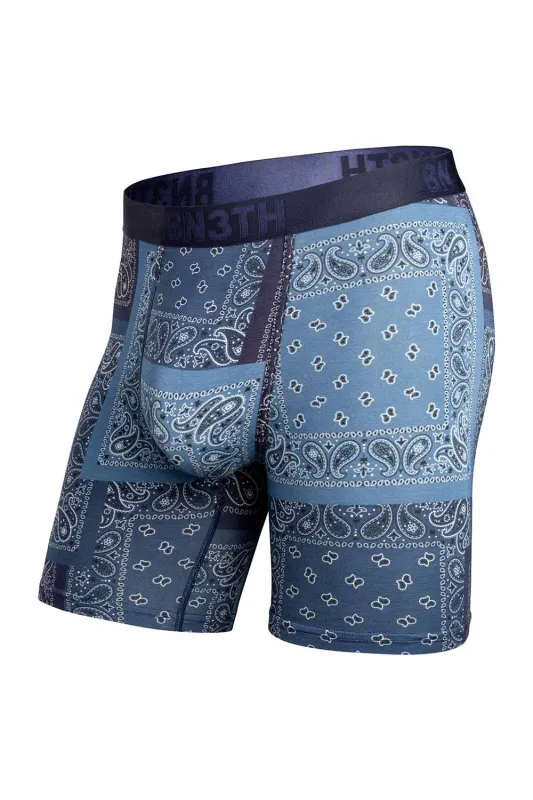 CLASSIC BOXER BRIEF WITH FLY Cowboy Bandana Navy sold by REVOLVR Menswear