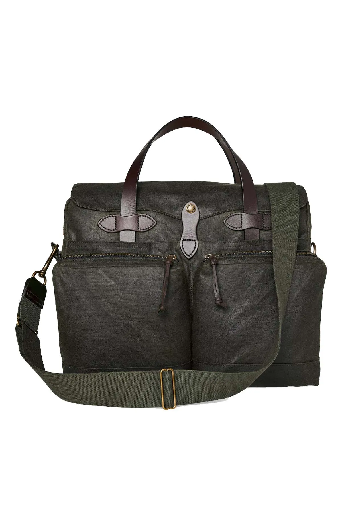 24 HOUR TIN BRIEFCASE Otter Green sold by REVOLVR Menswear