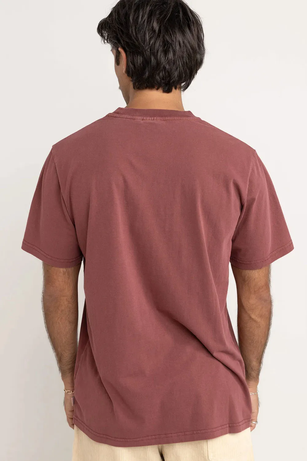 CLASSIC VINTAGE TEE Merlot sold by REVOLVR Menswear product image thumbnail 3
