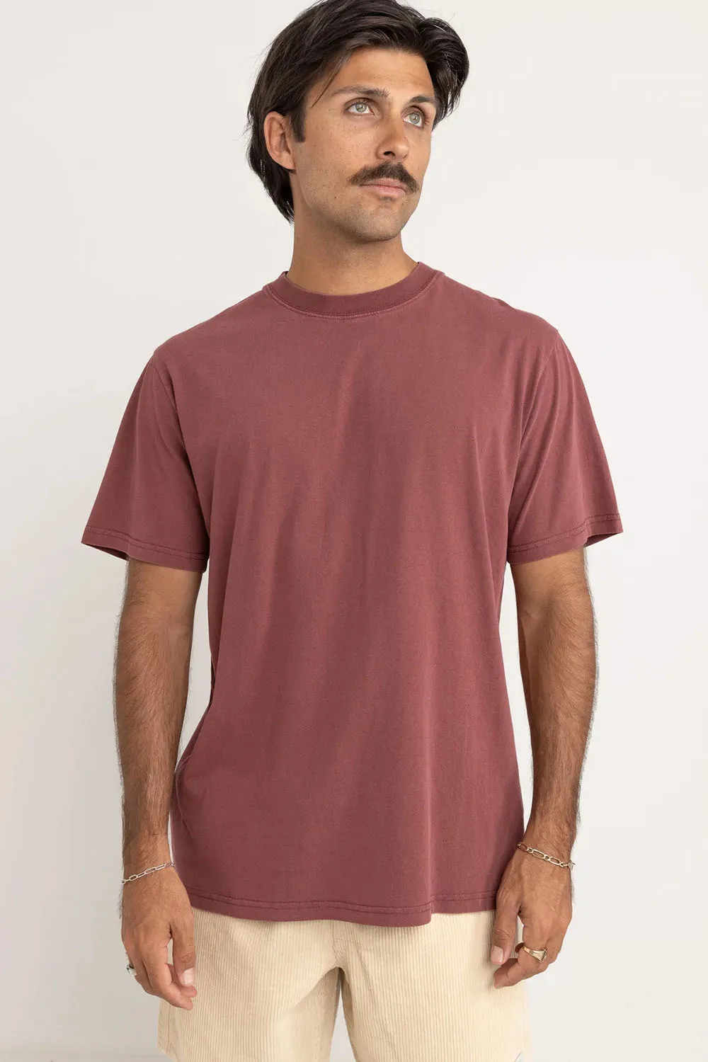 CLASSIC VINTAGE TEE Merlot sold by REVOLVR Menswear product image thumbnail 2