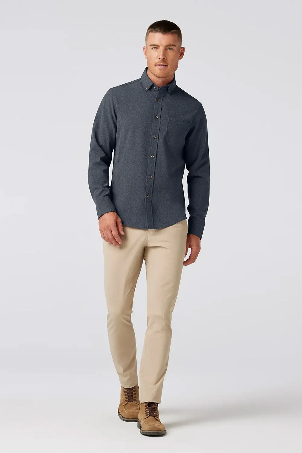 CITY FLANNEL Navy Heather sold by REVOLVR Menswear product image thumbnail 2