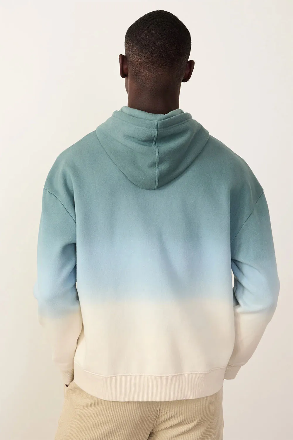 CLOUD 9 FLEECE HOODIE Cool Ombre sold by REVOLVR Menswear product image thumbnail 4