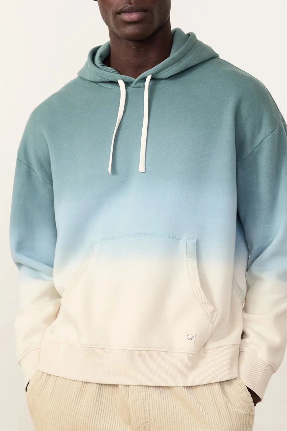 CLOUD 9 FLEECE HOODIE Cool Ombre sold by REVOLVR Menswear product image thumbnail 3