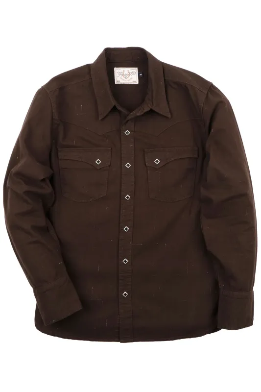 CALICO LS Chocolate sold by REVOLVR Menswear