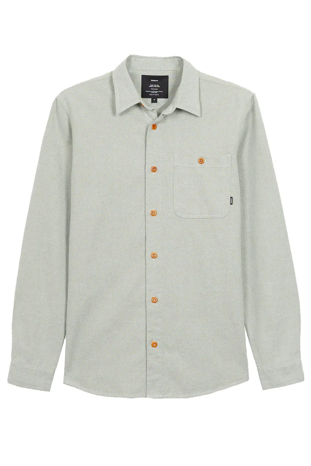 GYLLY SHIRT Wild Sage Dobby sold by REVOLVR Menswear