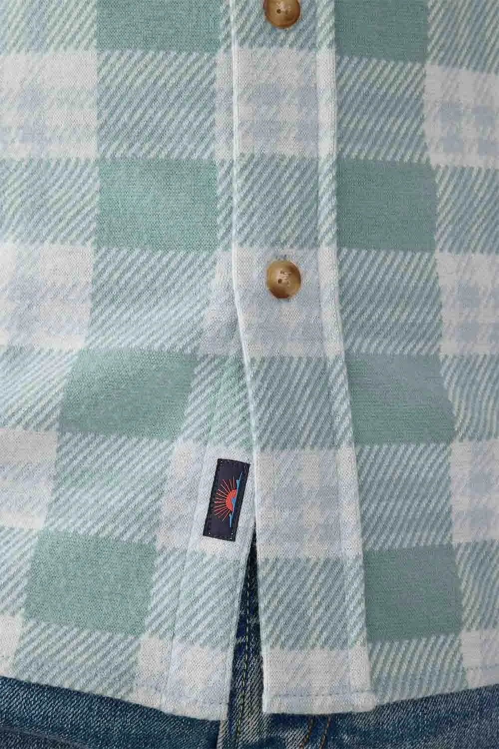 LEGEND SWEATER SHIRT West Palm Plaid sold by REVOLVR Menswear product image thumbnail 4