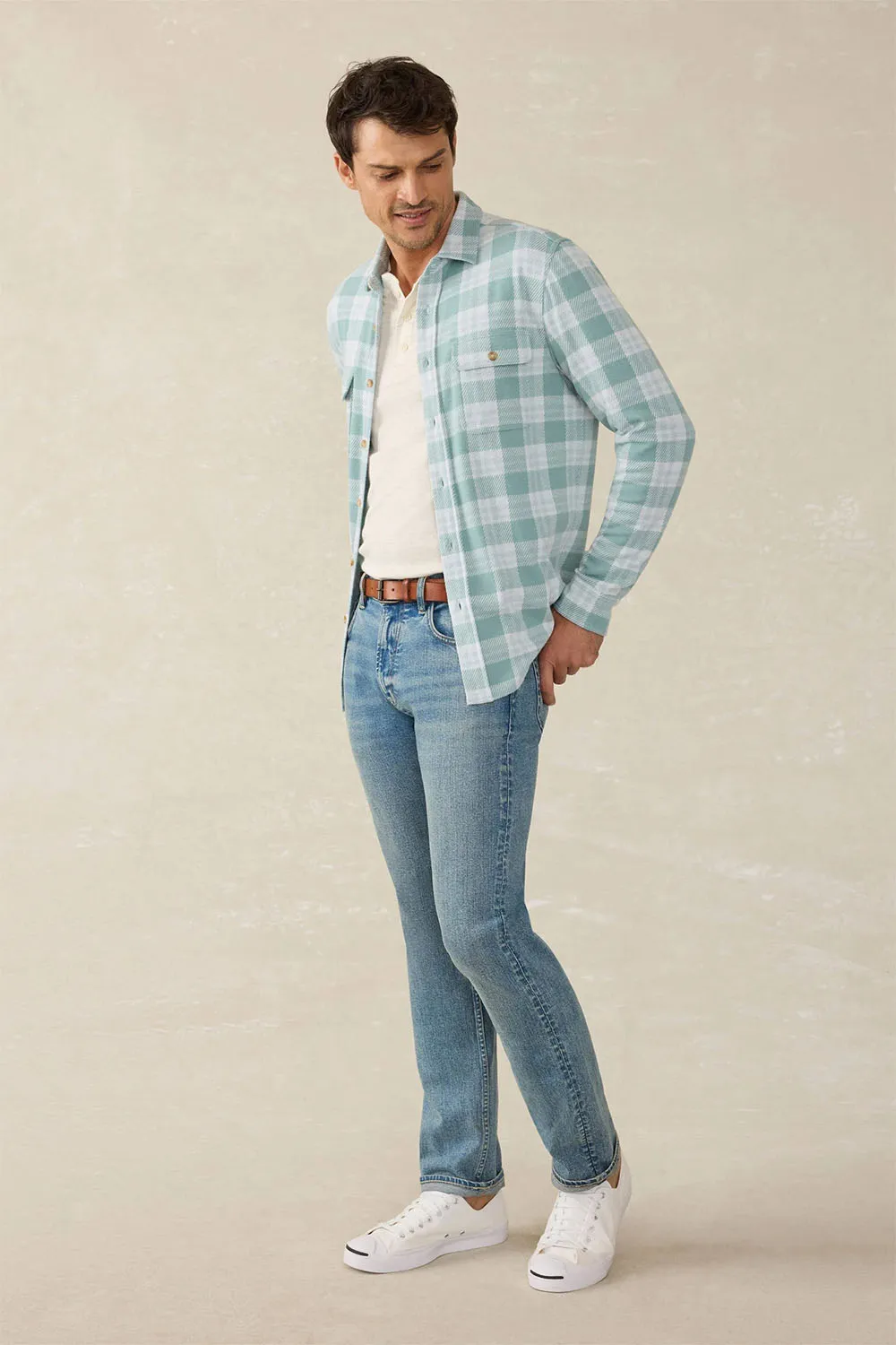 LEGEND SWEATER SHIRT West Palm Plaid sold by REVOLVR Menswear product image thumbnail 5