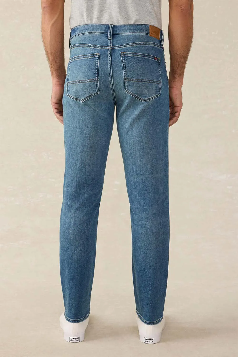 STRETCH TERRY INDIGO 5 PKT - STORM HARBOR WASH sold by REVOLVR Menswear product image thumbnail 3