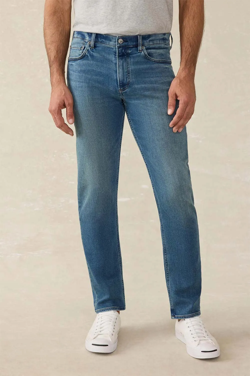 STRETCH TERRY INDIGO 5 PKT - STORM HARBOR WASH sold by REVOLVR Menswear product image thumbnail 2