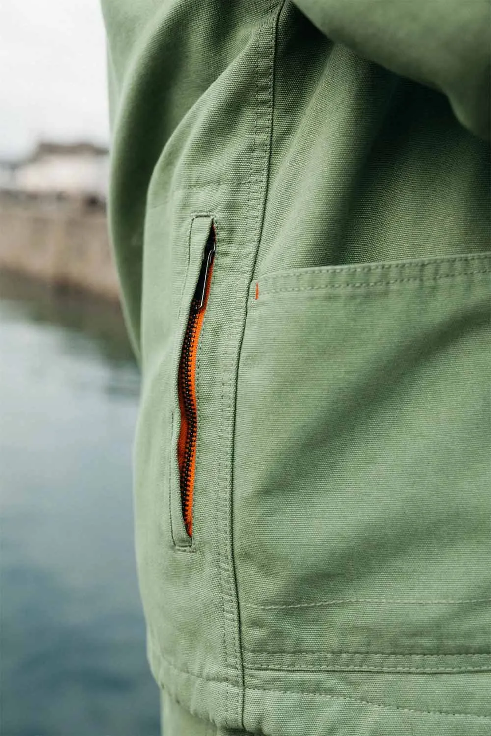 BASSET FLANNEL LINED JACKET Wild Sage sold by REVOLVR Menswear product image thumbnail 5