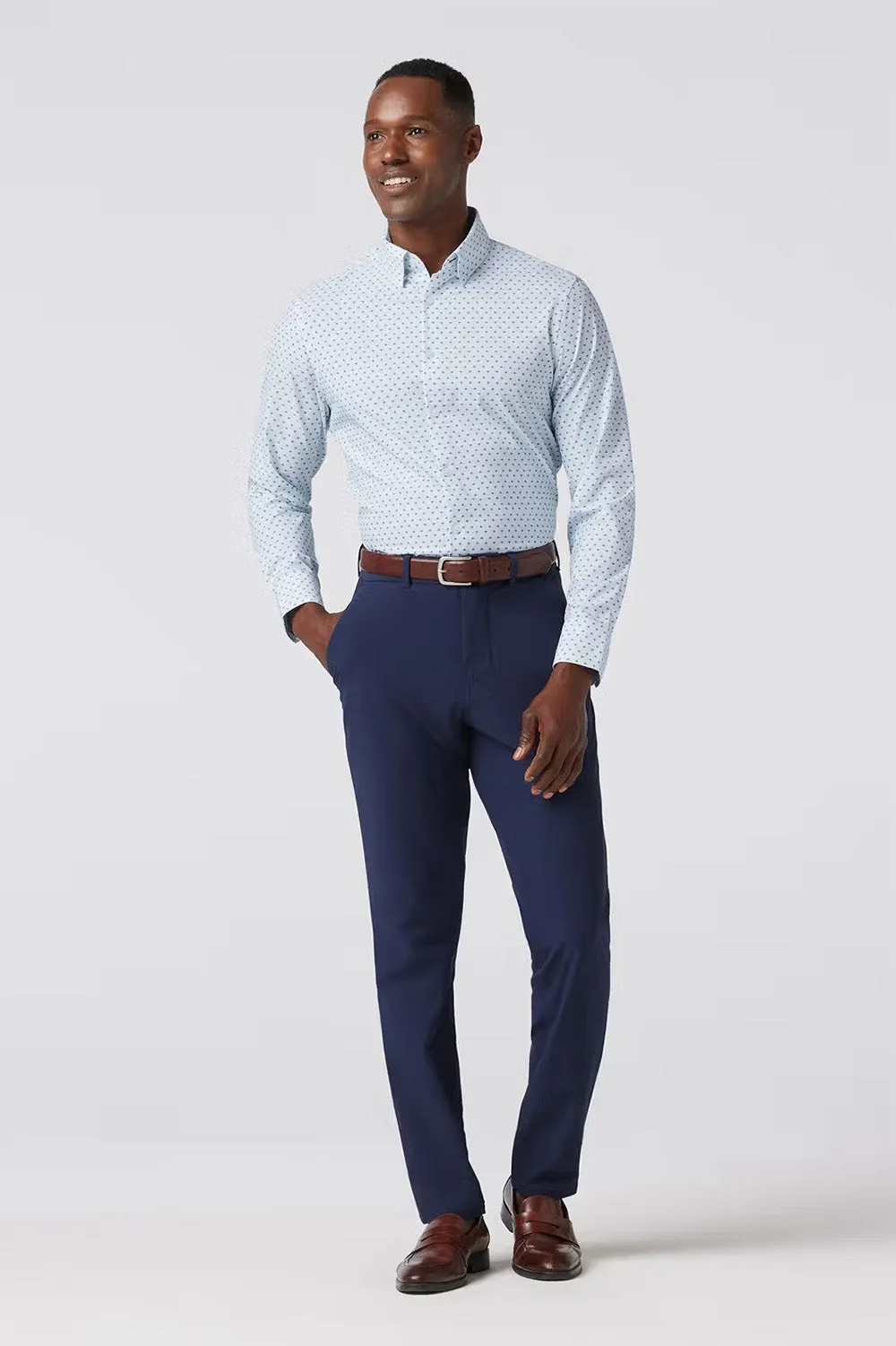 LEEWARD LS Sky Dotted Leaf sold by REVOLVR Menswear product image thumbnail 3