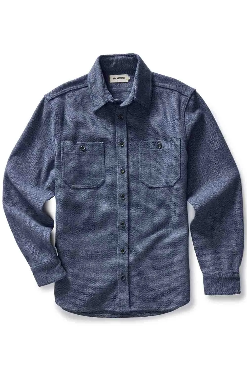 THE UTILITY SHIRT Indigo Ash Wool Canvas sold by REVOLVR Menswear