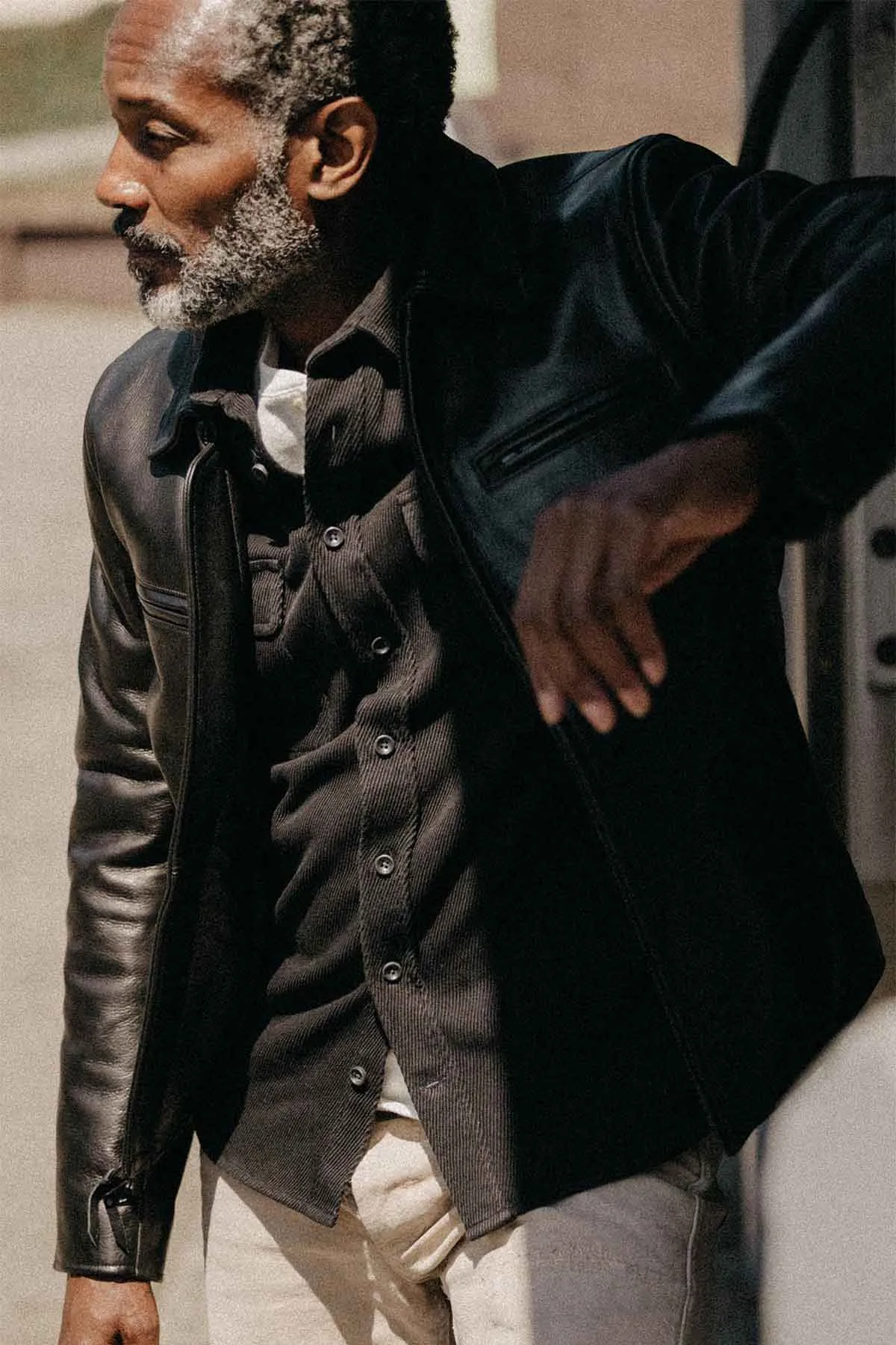 THE LEDGE SHIRT Coal Twill sold by REVOLVR Menswear product image thumbnail 2